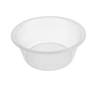 SKISUNO Bassine à Pieds Transparente Moyenne en Plastique Épais, Bac Multi-usage Léger et Compact pour Soins des Pieds, Salle de Bain, Nettoyage Visage et Linge, Lavabo Portable Facile
