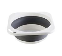 SKISUNO Bassine Pliable Multifonction Taille Moyenne Gris Lavabo Visage Lavage Bébé Vaisselle Camping Usage Extérieur Rangement Léger