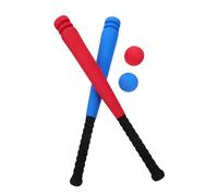 SKISUNO Batte de Baseball Mousse Légère et Portable pour Garçon Fille Sportif Extérieur Battes et Balles Développement Coordination Main-œil et Esprit Équipe Couleur