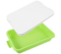 SKISUNO Boîte de Rangement Bac à Sable Plastique avec Couvercle Bac à Sable Portable Petit Format Boîte de Stockage pour Jouets Extérieur et Activités de Jeu Polyvalentes