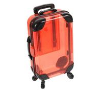 SKISUNO Boîte De Rangement Faux Cils Forme De Valise Rigide Étui Vide Protecteur Pour Extensions Organisateur Pratique Pour Voyage Et Usage Quotidien Mini Mallette Cosmétique Rouge