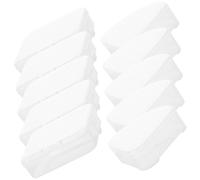 SKISUNO Boîte de Rangement pour Éponges de Maquillage Réutilisables 10 Pièces Triangle et Carré Plastique Léger Protection Hygiénique Femmes Voyage et Organisation Cosmétique