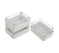 SKISUNO Boîte Électrique en ABS Structure Modulaire Extensible Transparente Étanche avec Couvercle Articulé Extérieure pour Modules de Sécurité en Extérieur