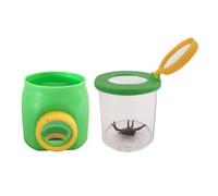 SKISUNO Boîte Observation Insectes Portable pour Garçon Fille Loupe Multifonction avec Couvercle Pivotant Cage Insecte Légère et Compacte pour Exploration Extérieure