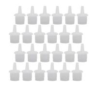 SKISUNO Bouchons Spéciaux en Abs pour Flacons de Colle à Faux Cils, 100 Pièces, Bouchons de Remplacement pour Usage Professionnel et Industriel, Garantissant un Flux