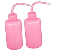 SKISUNO Bouteille Compressible pour Cils 250Ml Lot de 2 Flacon à Presser en Plastique Rosa Nettoyage Outil de Beauté Multifonction pour Maquillage et Soins des Yeux