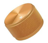 SKISUNO Bouton de Contrôle du Volume en Aluminium Moleté pour Guitare et Ampli, Bouton Rotatif Précis, Remplacement Solide pour Potentiomètre, Design Moderne et Élégant