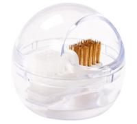 SKISUNO Brosse De Nettoyage Pour Foret à Ongles Amovible Petite Taille Plastique Blanc Et Acier Solide Pour Manucure Outil De Nettoyage Pratique Et Transport Facile