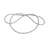 SKISUNO Câble de Sécurité Flexible et pour Bar et Scène Double Boucle avec Manchons Aluminium pour Suspension et Protection Antichute