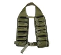 SKISUNO Ceinture Banane pour Bière en Toile Verte Boucle Résistante et Poches Multiples, Accessoire Confortable pour Camping et Escalade