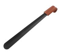 SKISUNO Chausse-pied à Long Manche en Acier Inoxydable Confortable et Sûr Poignée, Outil Réutilisable pour Porter des Chaussures Maison, Corne à Chaussures Pratique