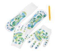 SKISUNO Chaussettes de Massage Réflexologie Coton Respirant avec Acupression Confort et Soutien des Méridiens pour Hommes et Femmes