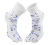 SKISUNO Chaussettes De Massage Réflexologie Pour Couples Taille 40-44 En Coton Épais Antidérapantes Confortables Automne-hiver Soin Des Pieds
