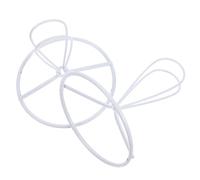 SKISUNO Clips Métalliques en Fer Léger Lot de 2 pour Ampoule de Lampe et Facile à Utiliser, Adaptateurs D'abat-jour Ronds pour Chambre ou Café