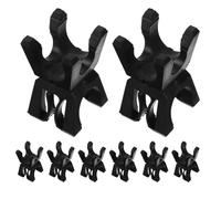 SKISUNO Clips Rotatifs pour Poteaux de Football 8 Pièces Connecteurs Réglables pour Entraînement d'Agilité Extérieure et Accessoires Multifonctions pour Sports Collectifs