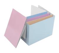 SKISUNO Cloison de séparation pour Bureaux d'étudiants 5 pièces Papier 3 côtés DIY Installation simplifiée pour Espace de Travail et étude