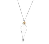 SKISUNO Collier Mini Fiole Scellée Pendentif Bouteille en Verre Argentée Décoration Facile à Transporter pour Souvenirs pour Voyage et Collection
