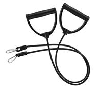 SKISUNO Corde de Resistance Sport pour Stepper Compact en Nylon et Abs Doubles Boucles et Poignées, pour Usage Professionnel et Personnel