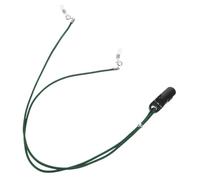 SKISUNO Cordon Anti-perte pour Appareil Auditif Senior, Anneau en Silicone Souple Vert Double Oreille, Accessoire Sécurité Ajustable pour Aides Auditives, Protection Confortable