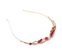SKISUNO Couronne Bandeau Forme de Cœur pour Mariage Ornée de Strass Accessoire de Coiffure pour Femme
