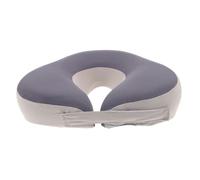 SKISUNO Coussin Ergonomique de Massage pour Visage avec Trou, Mousse à Mémoire et Tissu en Soie Glacée, et Respirant, pour Soins du Visage à Domicile