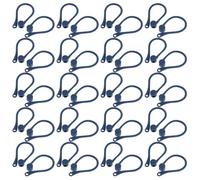 SKISUNO Crochets D’Oreille Anti-Perte Légers Bleus pour Écouteurs sans Fil, 20 Paires, Protections en Plastique Antidérapantes Compatibles Sport, Course à Pied et Usage Quotidien