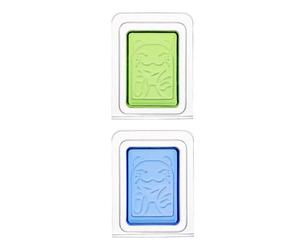 SKISUNO Désodorisant Solide Parfumé Motif Chat 2pcs en Gel Solide Bleu Léger pour Rafraîchir L'esprit pour Chambre ou Salle à Manger