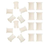 SKISUNO Douille de Roulette en Plastique Beige Manchon Robuste Augmentant la Friction pour Meubles, 20 Pièces pour Petites roulettes de Chaise de Bureau