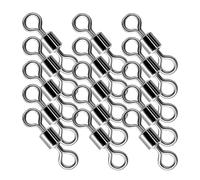 SKISUNO Émerillons à Baril Robustes en Cuivre 100pcs pour Pêche en Eau Salée, Légers et Compacts, Accessoires Indispensables pour Pêcheurs Professionnels
