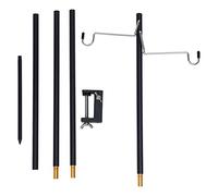 SKISUNO Ensemble Support de Lampe Pliable en Alliage d'Aluminium Douille de Lampe, Kit Portable pour Éclairage Lors de Bivouac en Plein Air