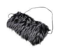 SKISUNO Faux Fur Hand Muff Thickened Insulated Winter Hand Warmer for Women Elegant Small Plush Cushion Accessory