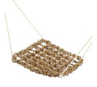 SKISUNO Hamac Suspendu pour Reptiles Petit Modèle 18X18 CM en Fibres Naturelles de Herbe de Mer Hamac Résistant à l'usure pour Lézards Crabes et Petits Animaux de Compagnie d'escalade