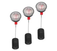 SKISUNO Jauge de Carburant 3pcs, Indicateur de Niveau Précis Compatible Générateur et Moteurs à Essence, Matériaux Acrylique et Fer, Accessoires pour Réservoir de Générateur