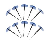 SKISUNO Kit 10pcs de Mèches de Réparation de Pneu en Forme de Champignon avec Fixation Auto-Perçante pour Réparation de Crevaison en Situation d'Urgence sur Voiture et Véhicule Agricole