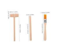SKISUNO Kit Archéologie Garçon Fille de Outils Bois Marteau Pinceau pour Fouille de Gemmes et Fossiles Éducatif Créatif pour Garçons et Filles