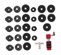 SKISUNO Kit D’accessoires de Batterie pour Cymbales et Charleston
