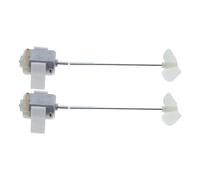 SKISUNO Kit D'hélice Double en Métal pour Moteur 130, Accessoires de Bateau DIY avec Propulsion Réversible, pour Projets de Modélisme Naval