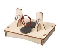 SKISUNO Kit Expérimentation Pédagogique Moteur Continu Bois DIY pour Garçon Fille Éducatif Technologique pour Développement des Compétences Manuelles et Esprit Curieux Cadeau Garçon Ans