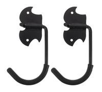 SKISUNO Lot de 2 Supports muraux pour vélos - Support métallique pour Suspendre Les vélos - Crochets de Rangement pour Garage, permettant d'exposer et de Ranger Les Roues de vélo.