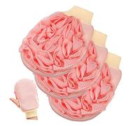 SKISUNO Lot De 3 Exfoliants Double Face Corps Exfoliant Épurateur Corporel 15 x 10 Cm Pour Femmes Et Hommes Gommage Bain Peau Morte Éliminateur