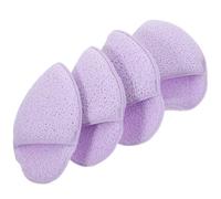 SKISUNO Lot de 4 Éponges Démaquillantes Souples de Goutte D’Eau Tampons Nettoyants Visage Exfoliants et Compacts pour Soins du Visage et Démaquillage Usage Quotidien et Voyage
