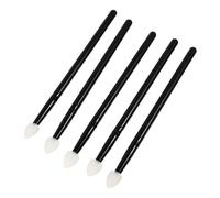 SKISUNO Lot De 5 Pinceaux De Maquillage Silicone Pour Fard à Paupières, Taille Standard, Semi-transparent, Spécial Yeux, Outil Cosmétique, Pour Filles, Usage Quotidien, Kit Cosmétique Compact