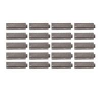 SKISUNO Lot de 50 balais de charbon de rechange pour moteur de sèche-cheveux - Balais de charbon 17 x 6 x 3 mm pour la réparation de moteurs électriques - Pièce détachée pour sèche-cheveux,