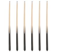 SKISUNO Lot de 6 queues de Billard Courtes, Mini queues de Billard en Bois de 48 cm pour Enfants, adaptées à la Taille des débutants, idéales pour l'apprentissage sur Table ou en Famille.