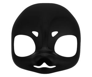 SKISUNO Masque de Chiot Noir en Plastique pour Cosplay et Fêtes, Résistant la Déformation Design Unique et Texture Raffinée pour Exprimer Votre Personnalité