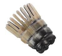 SKISUNO Massage Tool Natural Bull Horn Scalp Massager Comb For Men And Women Ergonomic Meridian Design Head Scratcher And Detangling Brush Sustainable Hair Care Tool