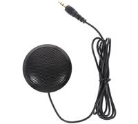 SKISUNO Microphone de Salle de Conférence Omnidirectionnel Noir en Plastique Bruit pour Enregistrement et Discours en Direct