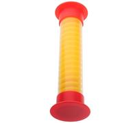 SKISUNO Minuteur Sonore 5 Secondes pour Jeux de Société Sablier Plastique 13 CM avec Couvercle Rouge et Tube Jaune Accessoire Compact pour Jeux de Cartes et Divertissement Ludique