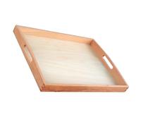 SKISUNO Montessori Plateau Bois Cognitif Éducatif pour Garçon Fille Jeu Pratique et Sensoriel pour Développement Motricité et Partage Social