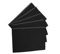 SKISUNO Nappes Jetables pour Manucure 125 Pièces 30x45 Cm Absorbantes Noires pour Salons de Beauté Nail Art et Protection Table